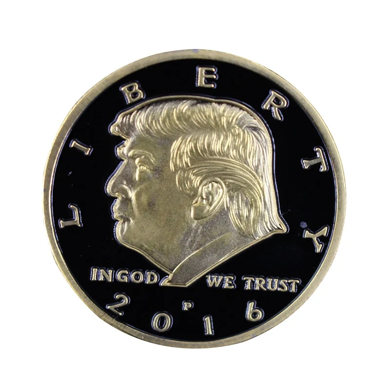 

Donald Trump Design Commemorative Coin Zinc Alloy Commemorative Coin Collection No-currency Coins Gift