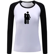 IDzn/женская футболка с графическим рукавом-реглан для девочек хлопковые футболки с длинными рукавами модная уличная одежда большого размера s, m, l, XXL