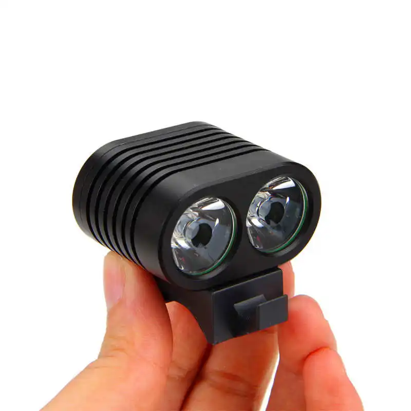powerful led flashlight 2x XM-L2 LED lanterna bicicleta Head Headlight+ Rear light lanterna led bike laser pointer #4S10 (1)