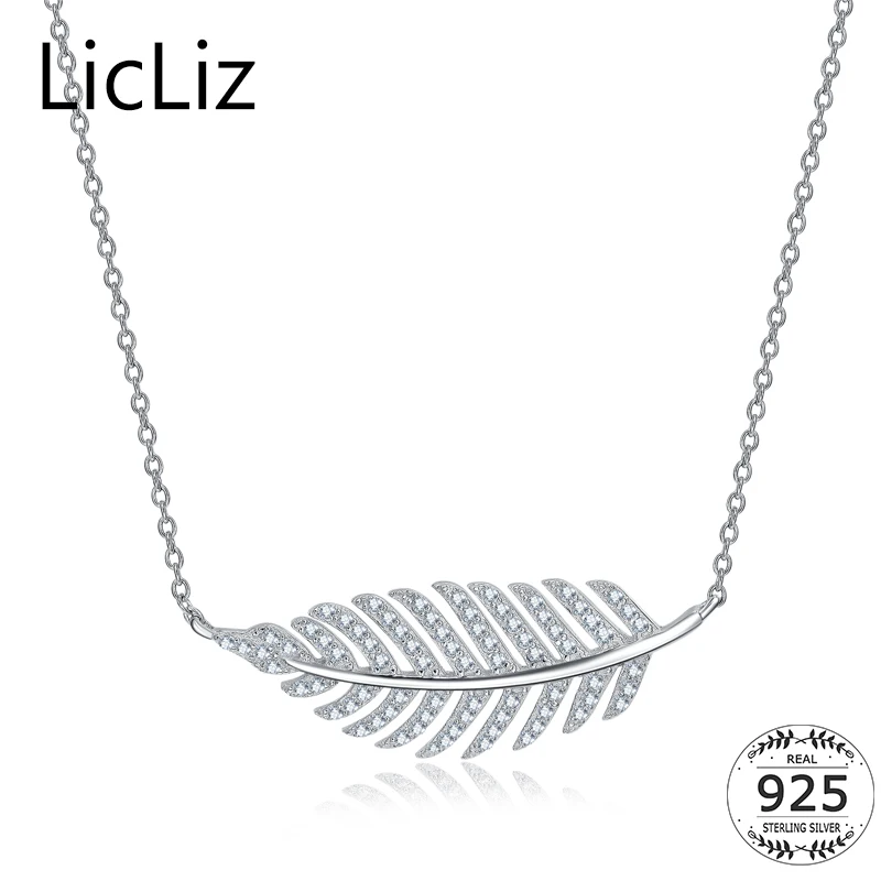 Licliz 925 Sterling Silver Cz Necklace For Women Leaf Pendant Chokers Collar Ladies Neck Chains 2017 Ln0231B huismerk kopen in de aanbieding Licliz 925 Sterling Silver Cz Necklace For Women Leaf Pendant Chokers Collar Ladies Neck Chains 2017 Ln0231B huismerk kopen in de aanbieding