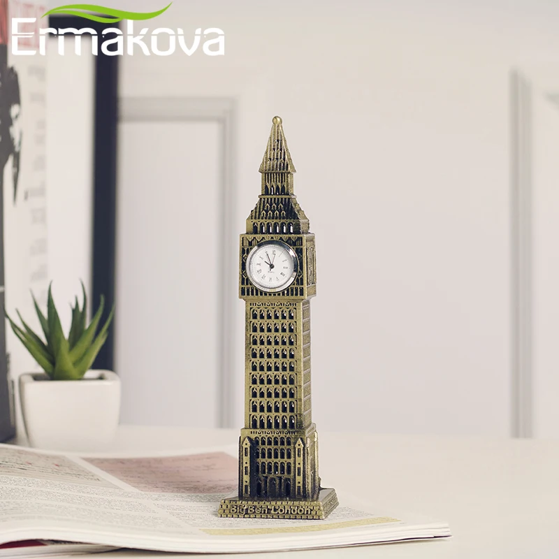 ERMAKOVA 23 5 см (9 2 дюйма) Античная бронзовая большая Ben статуя Лондона Металлическая