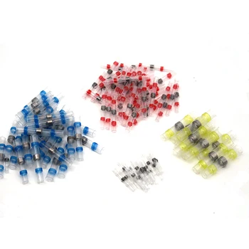 

100pcs Waterproof Seal Heat Shrink Butt Connector Terminals 26-10 AWG Solder Sleeves Wire Crimp Splice Terminals Assortment kit