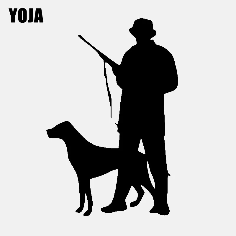 YOJA 57 5 см * 86 модная собака Охота ПВХ домашний декор Настенная Наклейка для