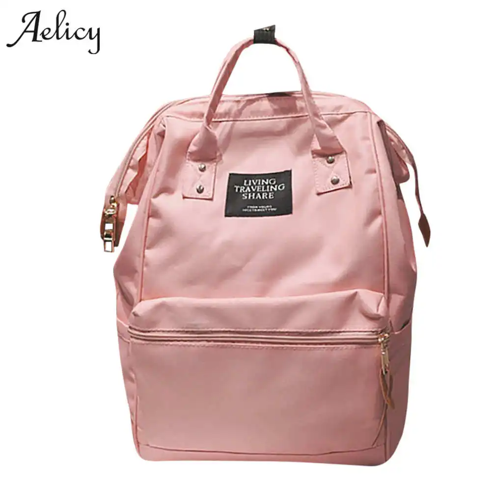 Aelicy العلامة التجارية في سن المراهقة الظهر ل حقيبة سفر للبنات المرأة سعة كبيرة الحقائب المدرسية للفتيات النساء السود على ظهره Mochila Aelicy العلامة التجارية في سن المراهقة الظهر ل حقيبة سفر للبنات المرأة سعة كبيرة الحقائب المدرسية للفتيات النساء السود على ظهره Mochila