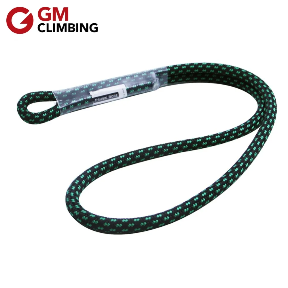 18in Polyester Rock Climbing Rope 8mm Prusik Loop Cord Tree Climbing Rappelling Caving Rescue Rigging Equipment US Stock