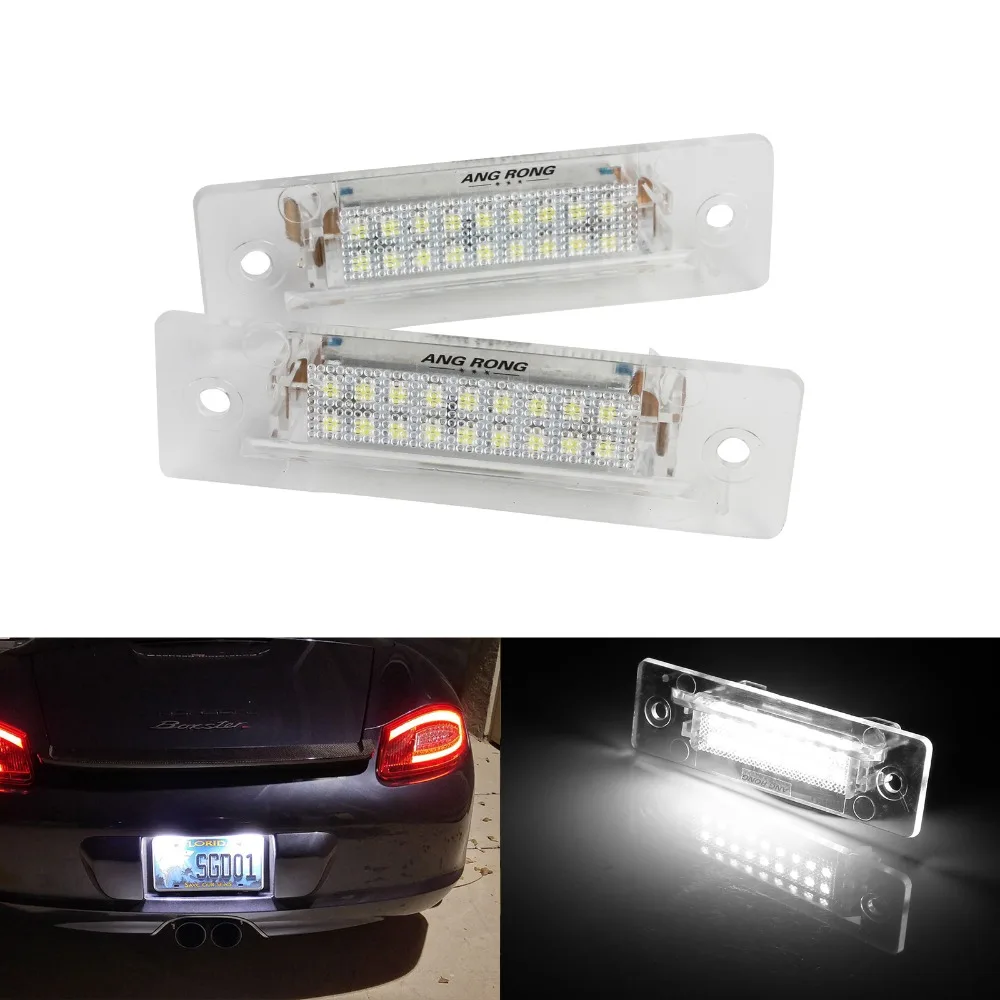 Angrong Numero Di Licenza Led Luce Targa (Ca202) Per Porsche 968 911 Carrera 996 964 993 Gt3 Carrera Gt Boxster 986