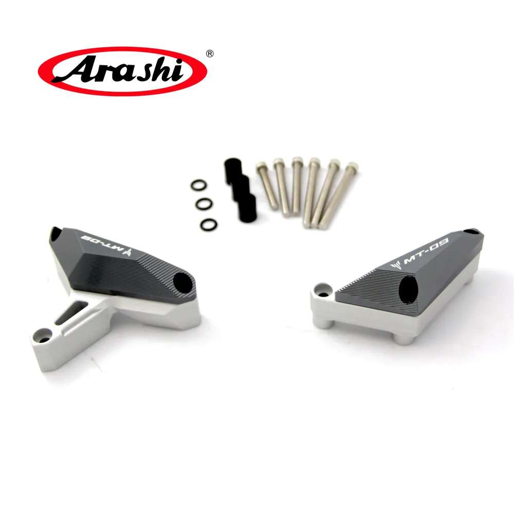 Arashi для YAMAHA MT 09 15-17 CNC ползунок двигателя крышка поломка колодки Защита рамы MT09 FZ