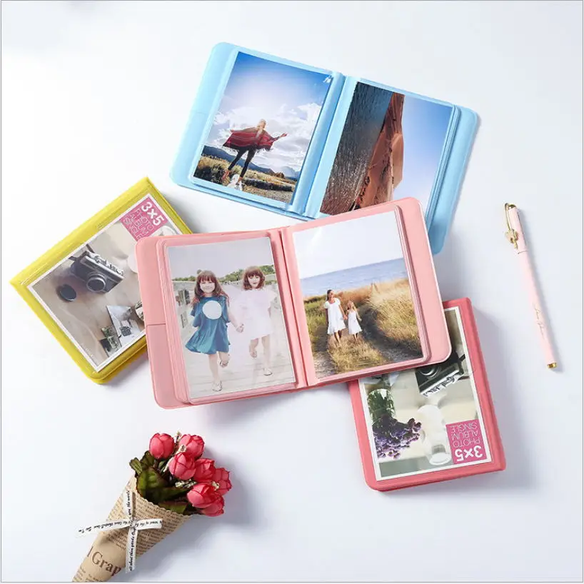 32 pages scrapbook album,Instax mini photo album, DIY Polaroid album, –  DokkiDesign