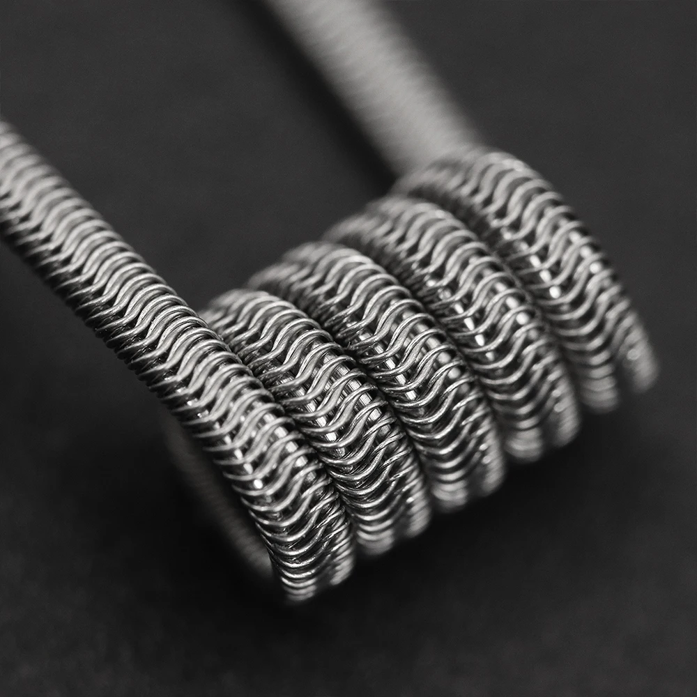 2 упаковки Coilology Interlock Alien Coil Set с шт. Ni80 coillogy и 1 органический хлопок DIY инструмент