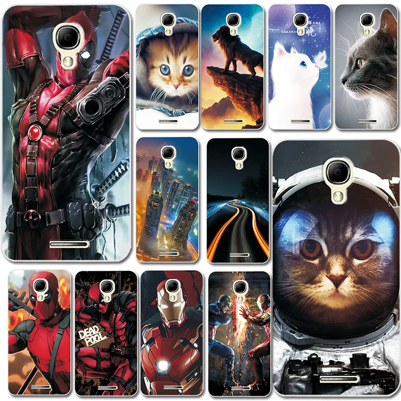 

For Alcatel OneTouch Pixi 4 5010D Bags Iron Man Cute Bear Case Cover Fantasy Brilliant For Alcatel One Touch Pixi4 5010D Fundas