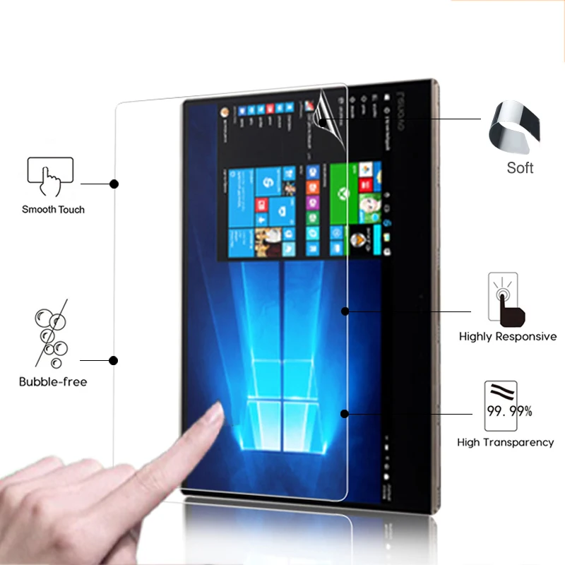 Прозрачная глянцевая пленка для Lenovo Yoga 5 Pro 910 920 tablet pc Защитная экрана 6 13ike