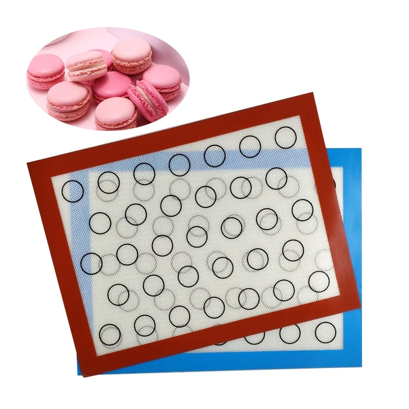 

30*40cm Silicone Baking Macaron Non-Stick Mat 33 Circles Pastry Pad Sheet Rolling Dough Mat Home Cake Shop Baking Utensils