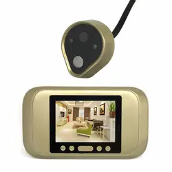 Практичный просмотра цифрового Двери 3,2 "светодиодный Дисплей HD глазок Визуальный дверной звонок для безопасности дома Камера TSD-A32D