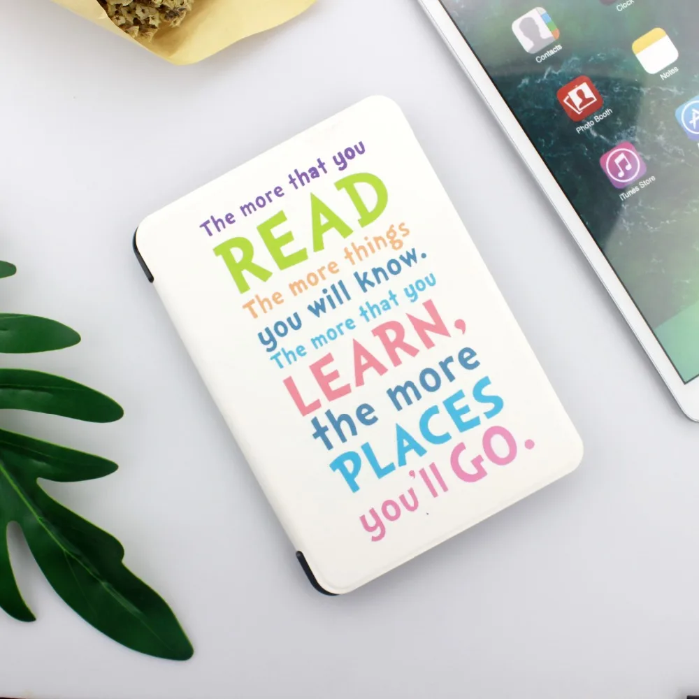 Чехол для Amazon Kindle Paperwhite 4 ультра тонкий PU кожаный чехол-книжка 6 ''устройство для чтения электронных книг, защитный чехол