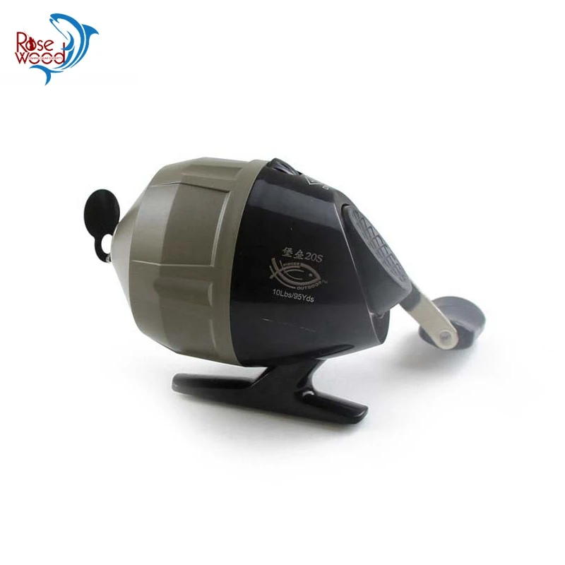 

New 3.3:1 Spin Cast Reel Bow Crossbow Spincast Fishing Reel Freshwater Ice Fly Wheel With 60M #5 Fish Line Inner Line Shooting