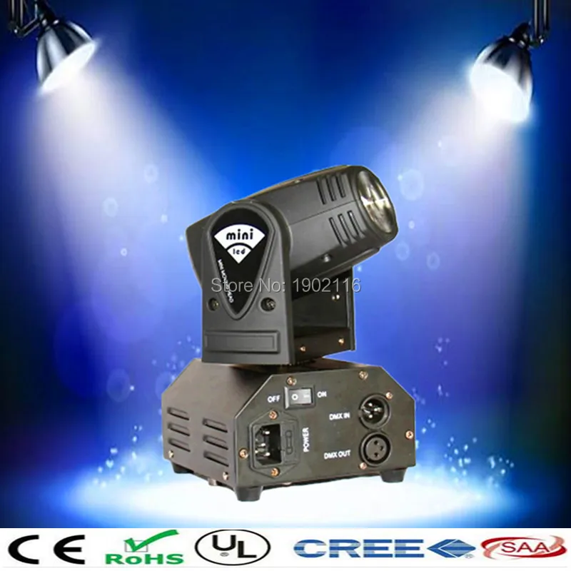 

Free shipping High brightness 10W LED moving head/RGBW mini 10w led beam light/dmx stage lighting/led wash lamp/dj equipments