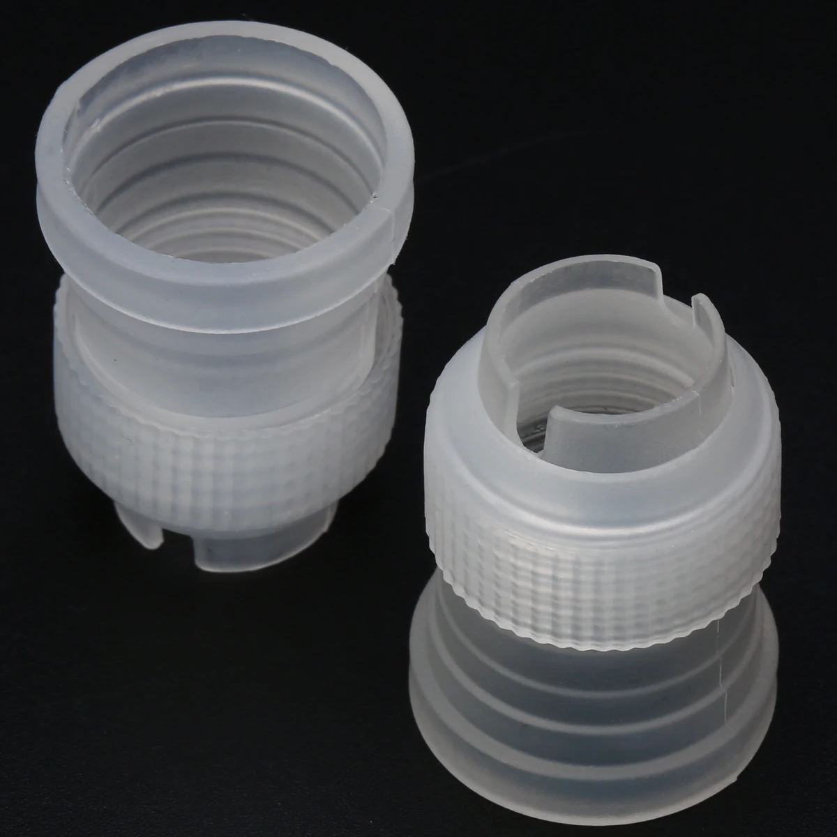 10pcs Fondant Cake Nozzles Adaptor DIY Coupler Icing Piping Pastry Bag Set Usable Kitchen Bakeware Decor Tool