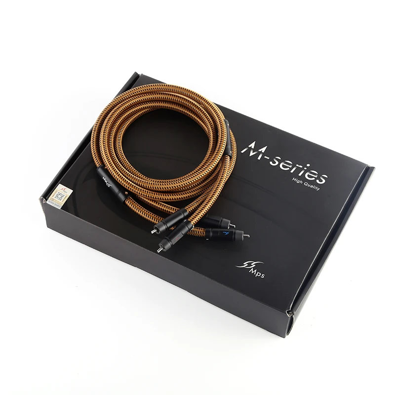 MPS M 11R 99.99997% OCC родиевый штекер RCA аудиокабель DVD CD DAC усилитель кабель к RCA|rca audio