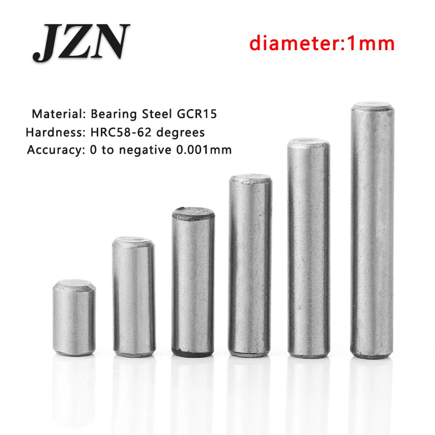 

100pcs/lot Dia 1*3 4 4.5 5 6 7 8 9 10 12 15 16 Bearing Steel Cylindrical Pins - Dowel Pins-Needle-Positioning pin