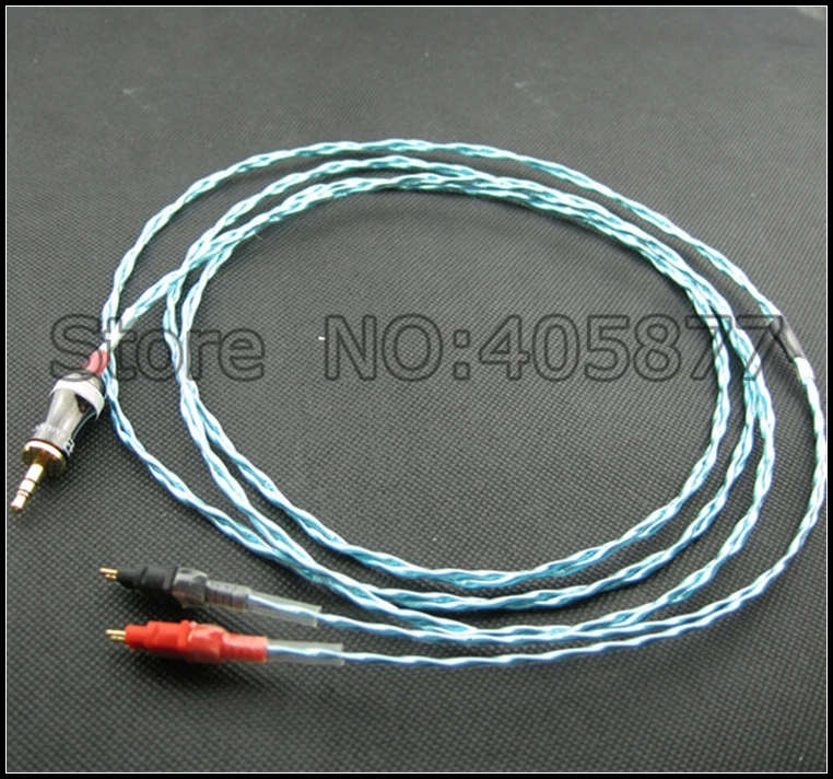audio white lighting silver plated update headphone cable for HD650 HD600 HD580 HD25