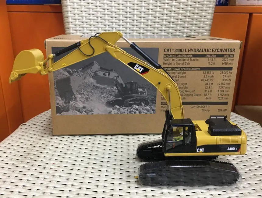 Гидравлический экскаватор Caterpillar Cat 340D L 1/50 металлический Фотофон #85908|hydraulic