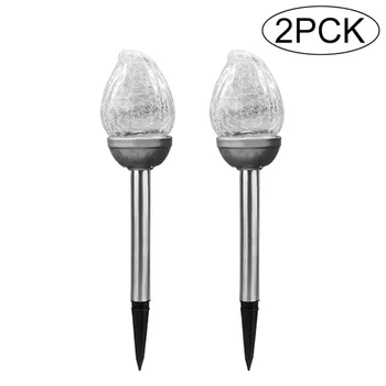 

Solar LED Colorful Outdoor Path Light Spot Lamp Yard Garden Lawn Landscape Light 2pc solar light outdoors solar garden light