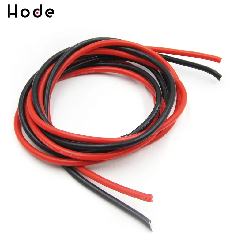 14 AWG калибровочный провод гибкие силиконовые многожильные медные кабели для RC