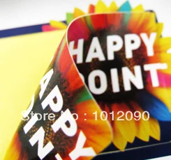 

Both Side Printed Vinyl Sticker for Advertising/Logo Stickers/Two sides print Sticker