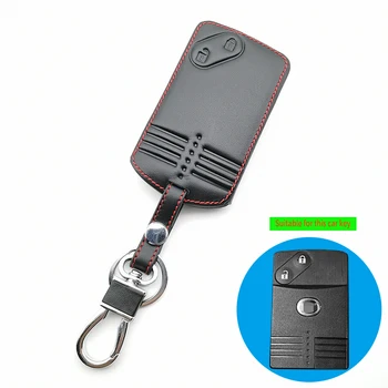

2 Buttons Car Key Card Leather Shell Fob Case Cover for Mazda 3 5 6 8 M8 CX-7 CX-9 Smart Car Car Skin Style Jacket