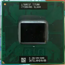 Processeur Intel Core 2 Duo T7500, processeur PGA 478, CPU 100%, fonctionne correctement