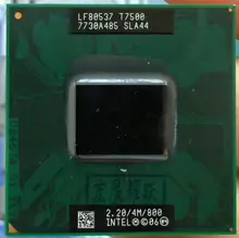 Intel processador para laptop, processador para cpu intel core duo 2 t7500 pga 478 cpu em funcionamento total
