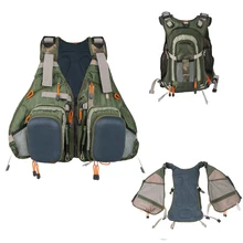 Army Green Adjustable Outdoor Sport Bag Multifunction Pockets Hunting Fishing Vest Tactical Backpack Fish Accessory