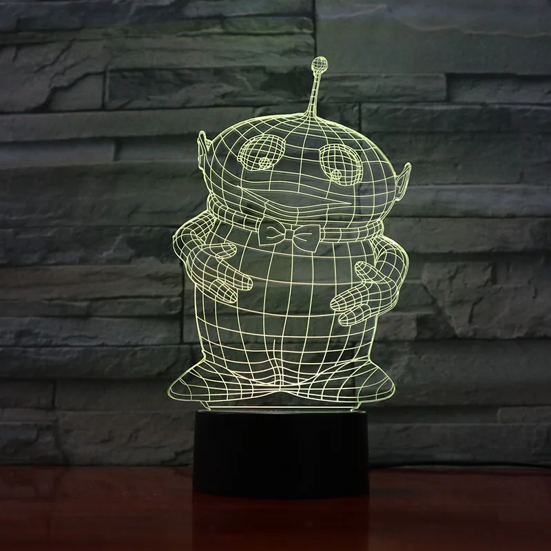 

Teletubbies Night Light LED Decor 3D Illusion Touch Sensor Child Kids Gift Baby Nightlight Cartoon Table Lamp Bedroom Decoration