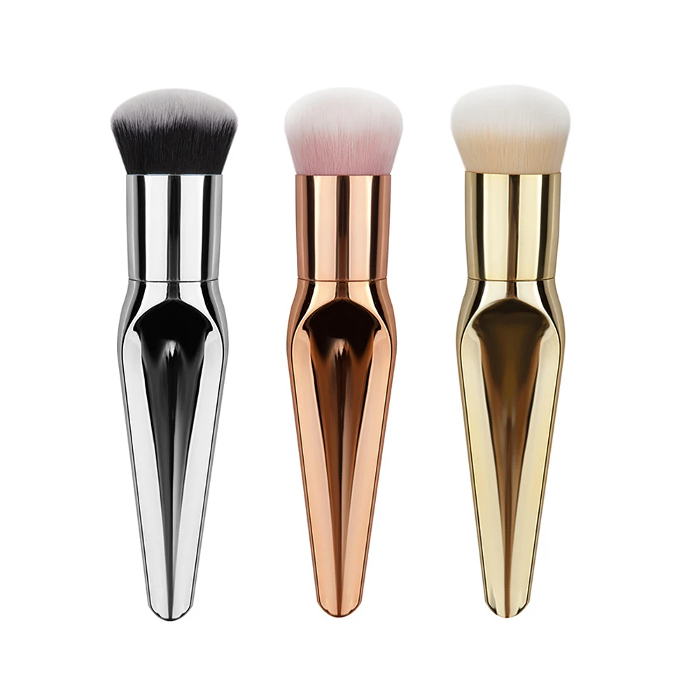 

GUJHUI 1pcs Fishtail Shape Brush Foundation Powder Brush Multi-functional Makeup Brush