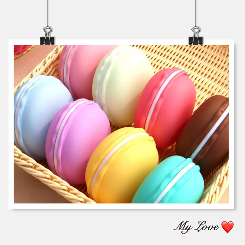 

3pieces/lot portable candy color Mini Macarons gift package box Portable storage box for Small items lovely jewelry package case