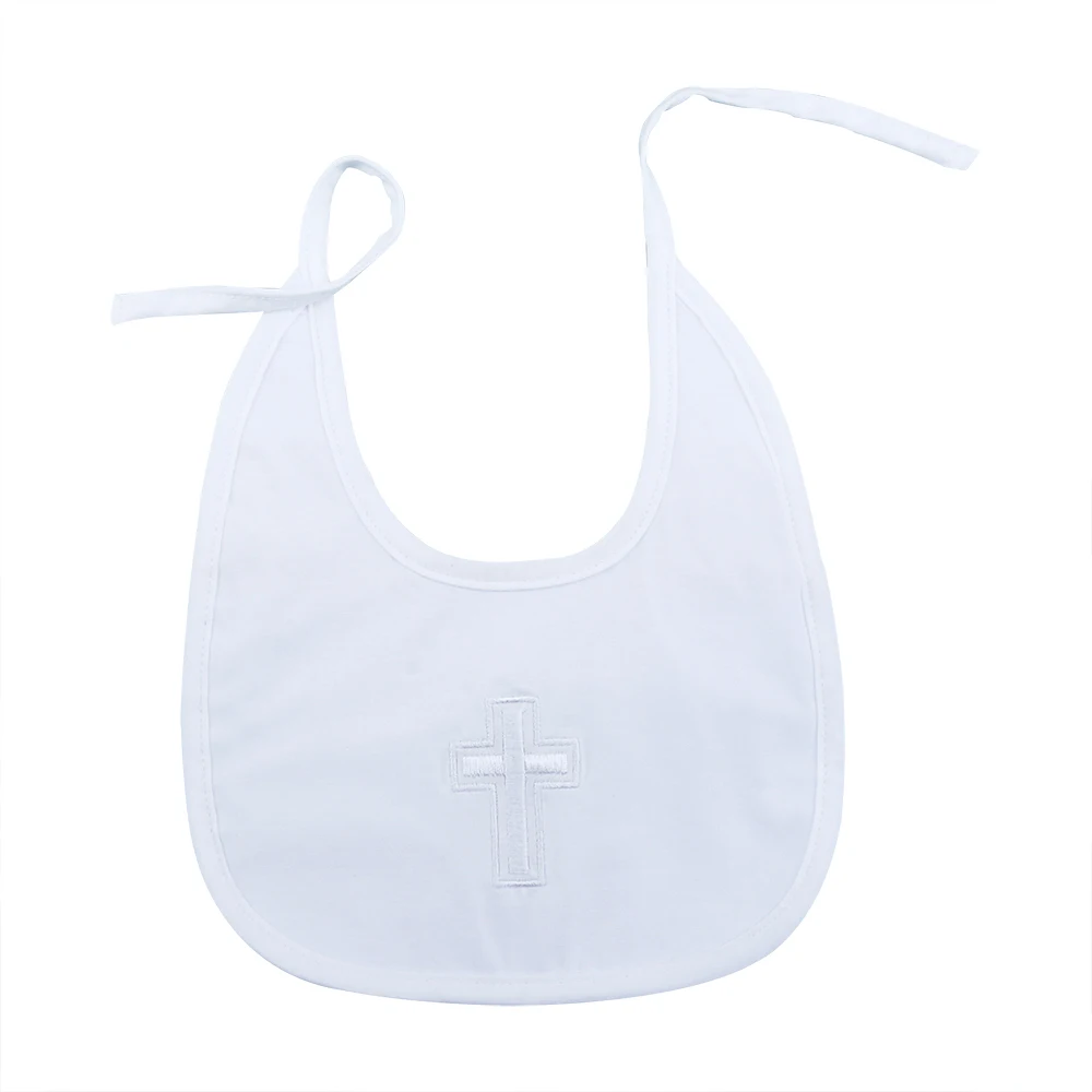 

Delebao Pure Cross Bibs & Burp Clothes For 0-2 Years Baby Newborn Toddler Christian Baby Accessories