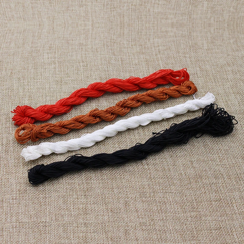

1roll Shiny Hand Sewing Nylon Threads Leather Waxed Threads Cord String Crochet Sewing Machine Threads DIY Sewing Supplies Tool
