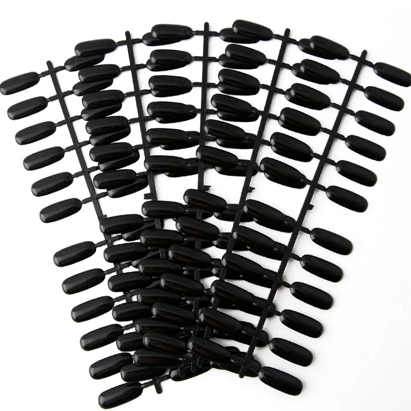 

5Pcs/Pack Flat Fake Nail Chart False Nails Showing Shelf Practice Nail Art Tips DIY Polish Display Practice Tool