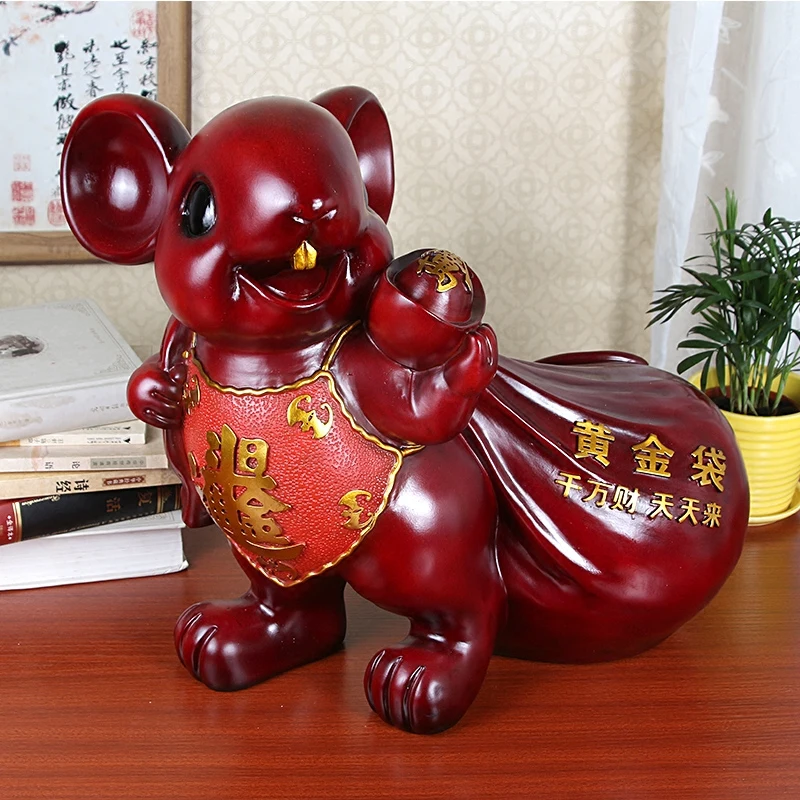 Милая мышь копилка Lucky Mouse подарок с отверстием к празднику детский на день