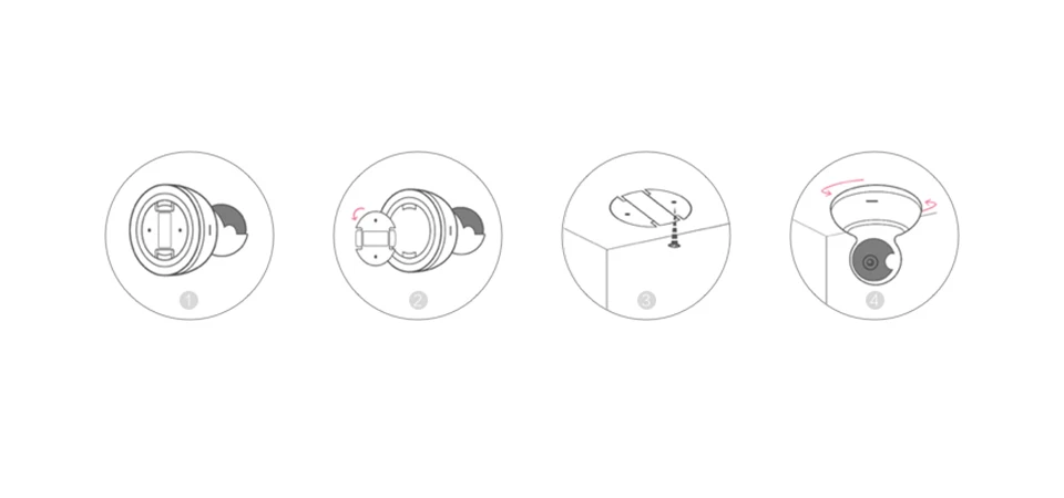 Monitor do Bebê Sistema de Vigilância ip sem Fio Dome Câmera Visão Noturna wi fi Casa Cam Segurança Cobertura 360 Graus Global yi 1080 p 21 bebê visão noturna ip sem fio wi