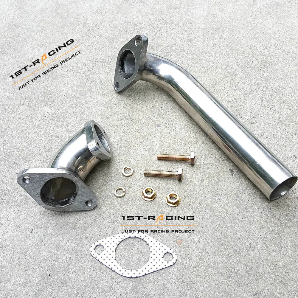 

35MM/38MM Turbo Charger Wastegate Exhaust Dump PIPE+Elbow Tube Actuator Kit NEW