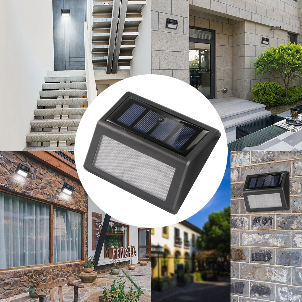 

6 LED Solar Lamp Waterproof Solar Night Light Motion Sensor Porch Exterior Lantern Solar Powered Wall Corridor Emergency Sconce