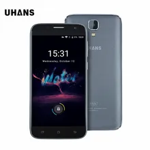 Оригинал Uhans A101S 5.0 дюймов HD Мобильный Телефон Android 6.0 MTK6580 Quad Core 2 ГБ + 16 ГБ Смартфон Dual SIM 8.0MP Мобильных Телефонов