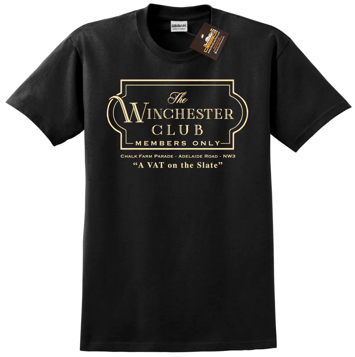 Winchester Club T shirt Inspired by British TV Show Minder NEW Tee