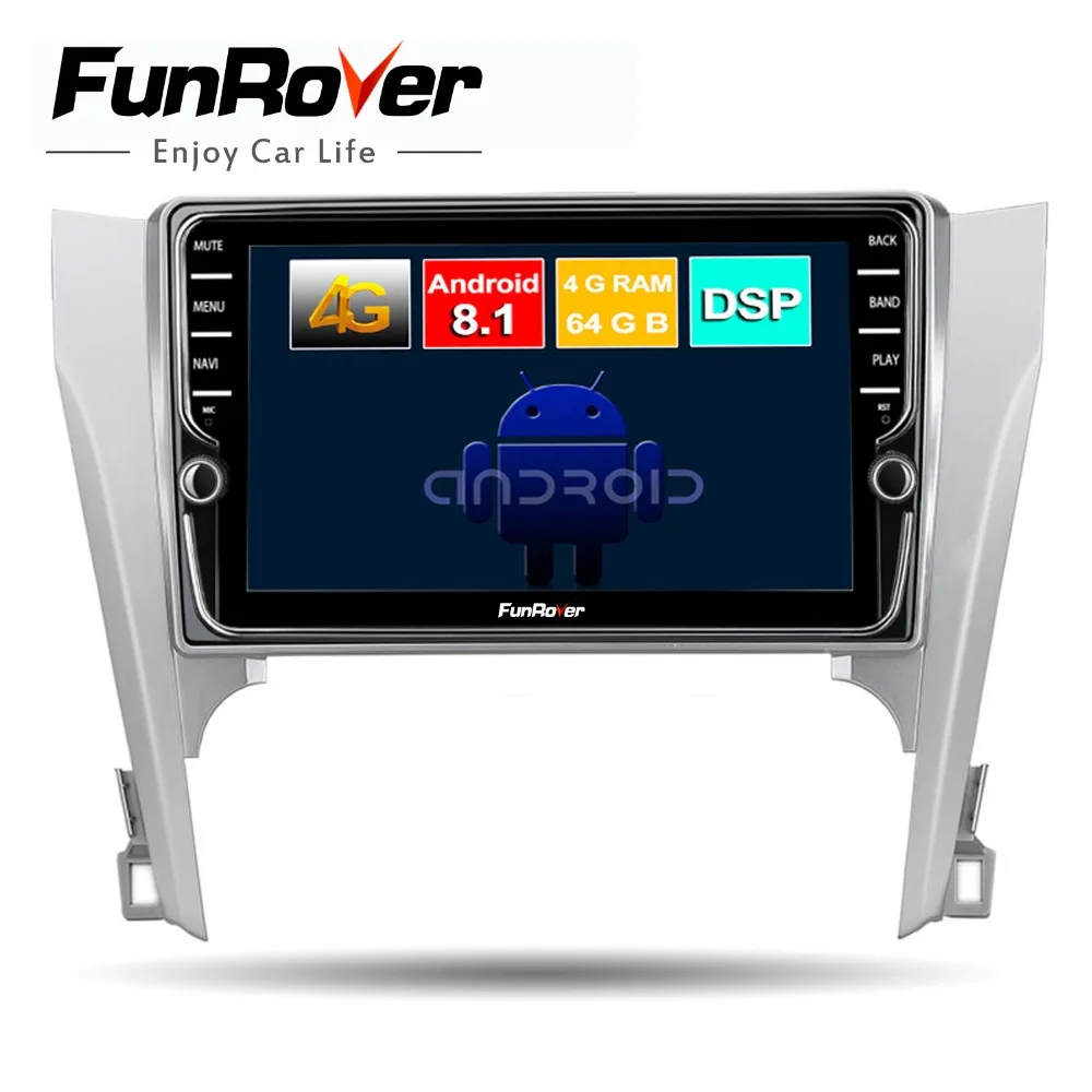 

Funrover 8 cores android 8.1 2din dvd multimedia player for toyota camry 2012-2014 car radio dvd gps navigation video stereo DSP