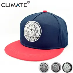 Климат глаз Иллюминаты annuit coeptis Snapback шапки Novus ордо seclorum Бесплатная-Mason U. S доллар плоским козырьком хип-хоп шляпа человек Для женщин