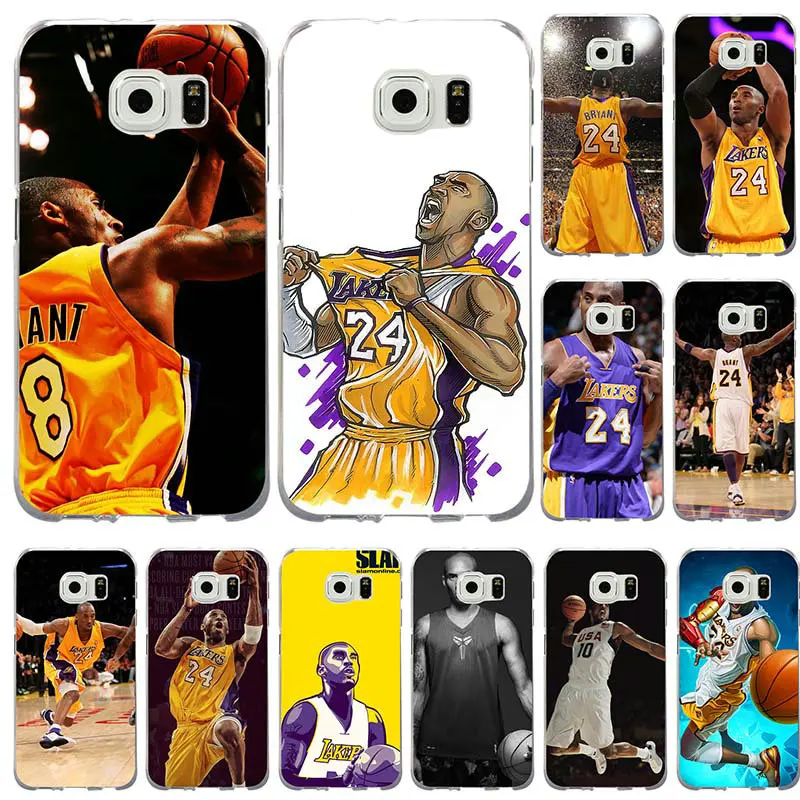 

Basketball Superstar Kobe Bryant For Samsung Galaxy Note 3 4 5 8 S3 S4 S5 Mini S6 S7 S8 S9 Edge Plus On5 On7 Soft TPU Phone Case