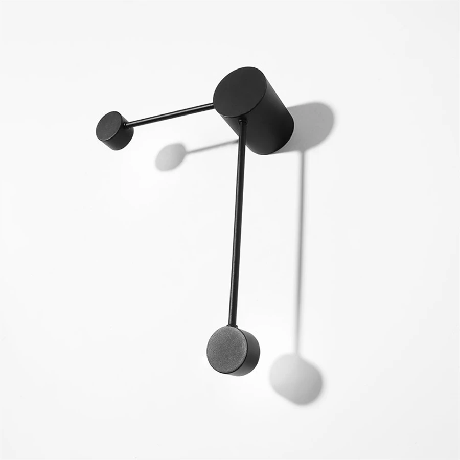 

Nordic Minimalist Art Dots Wall Light Modern Design Lamp Living Room Wall Lamps Home Deco Creative Aisle Lighting Fixtures black