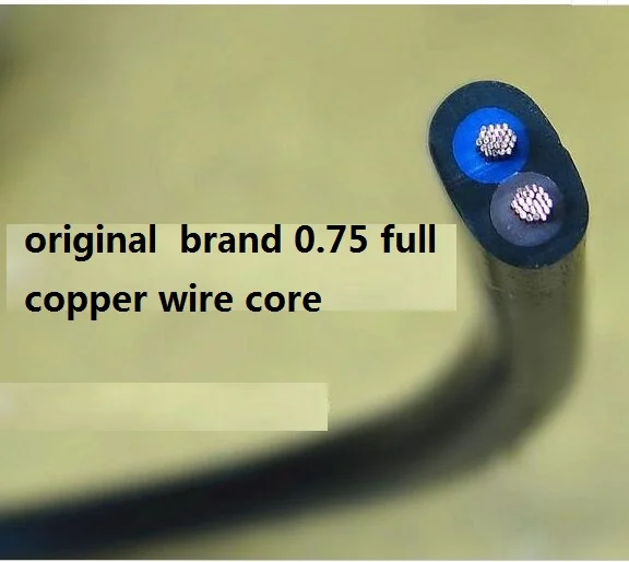 Качественная изгибающая головка полная медь европейский стандарт 0,75 квадратный 1 м/1,5 м электролиния/кабель/провод/шнур/штепсельное оборудование
