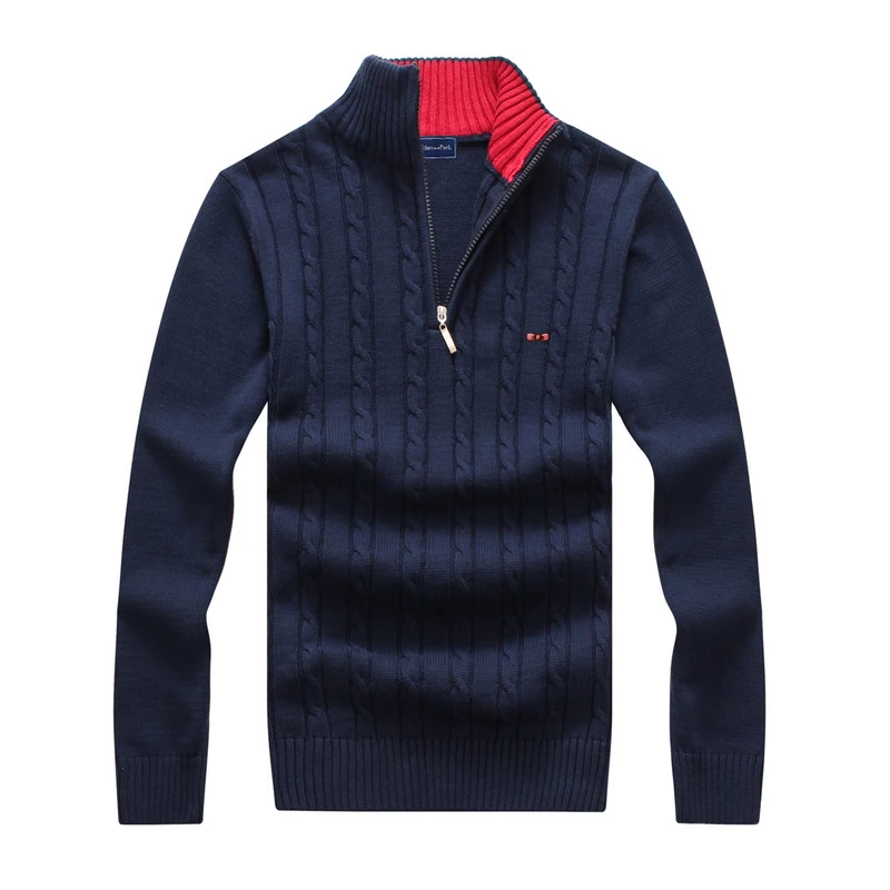 Eden Park New Autumn winter Brand Clothing Men's casual Sweater Solid ...